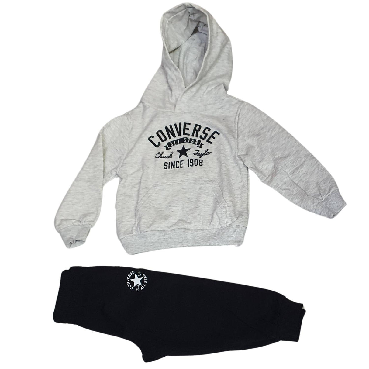 TUTA BAMBINI CONVERSE 8CH011 W6M COTONE GARZATO