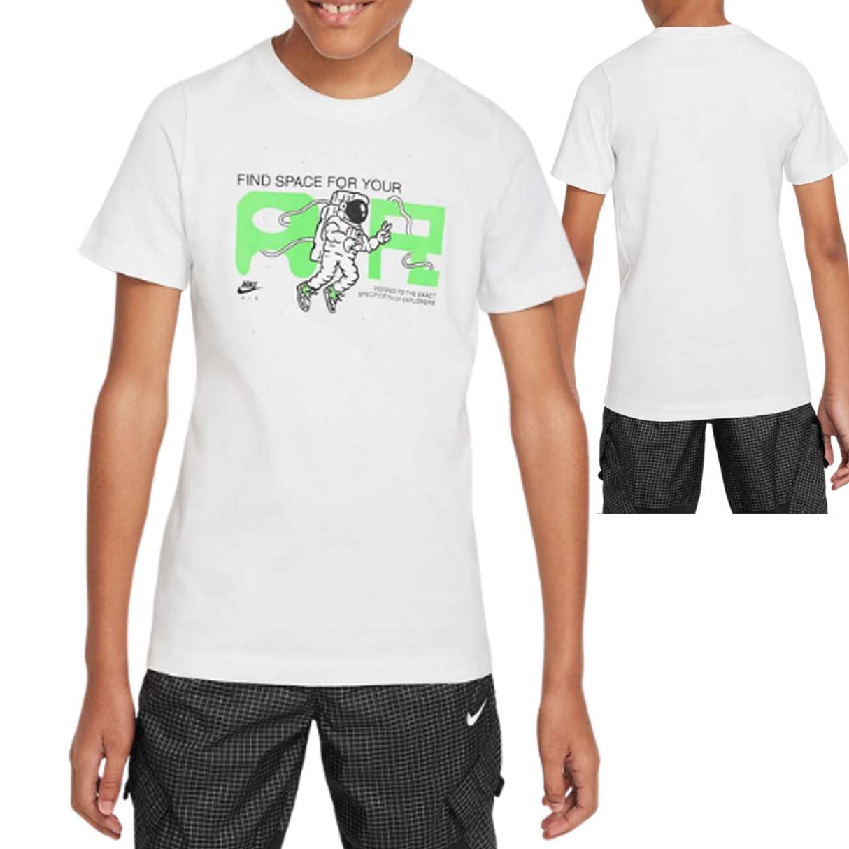 T-SHIRT NIKE FN9618 100 SPORTWEAR COTONE BIANCO