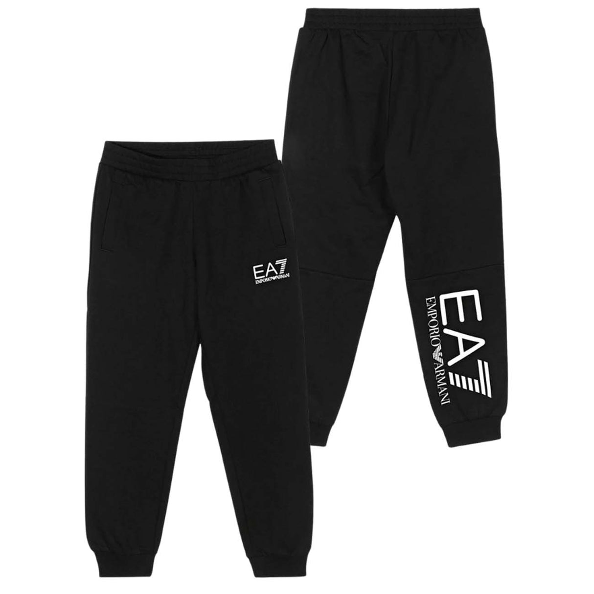 ARMANI EA7 BOYS TROUSERS 6LBP58 BJ05Z BRUSHED COTTON