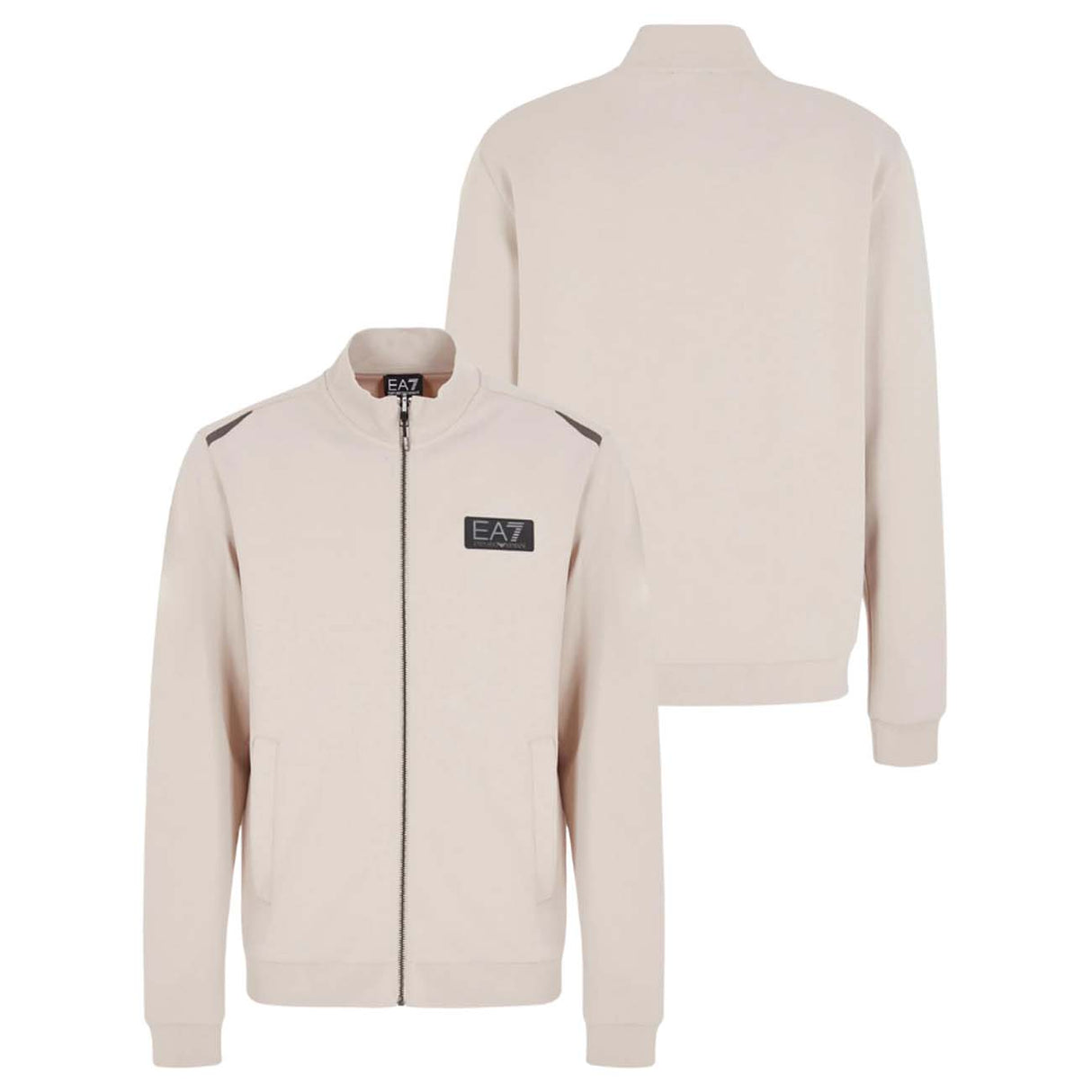 ARMANI SWEATSHIRT EA7 I23 6RPM83 PJARZ 1716 FULL ZIP BEIGE