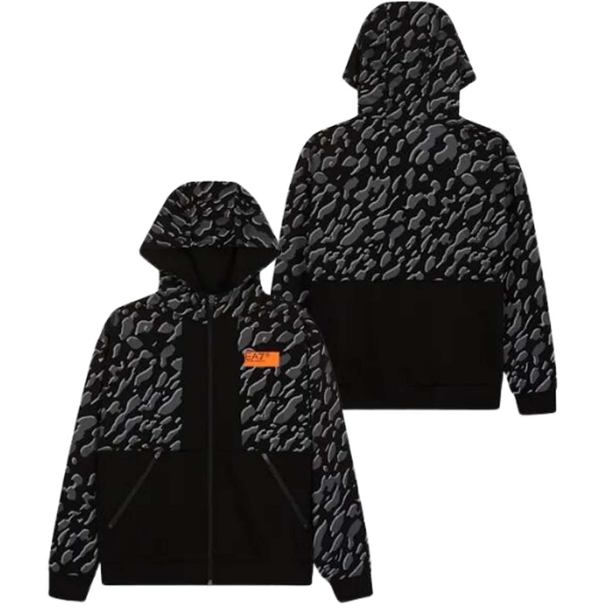 FELPA ARMANI EA7 RAGAZZI I236RBM68 BJEXZ 1200 COTONE FELPATO