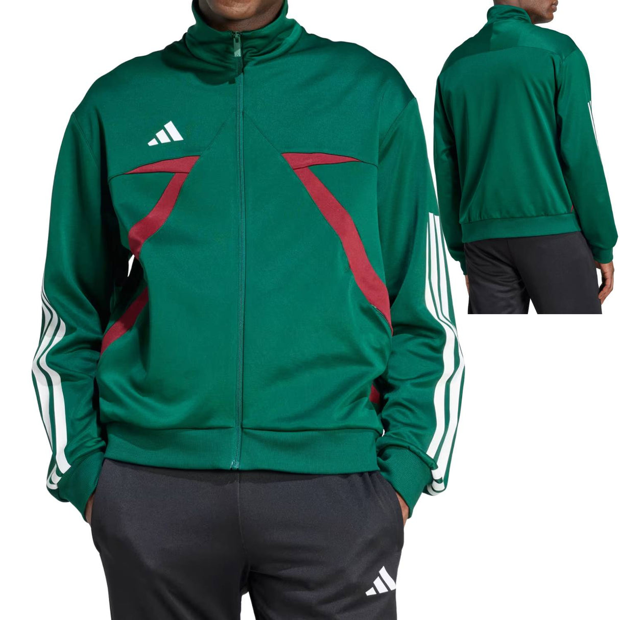 GIACCA ADIDAS JN2580 TIRO NAIONS ACETATO VERDE