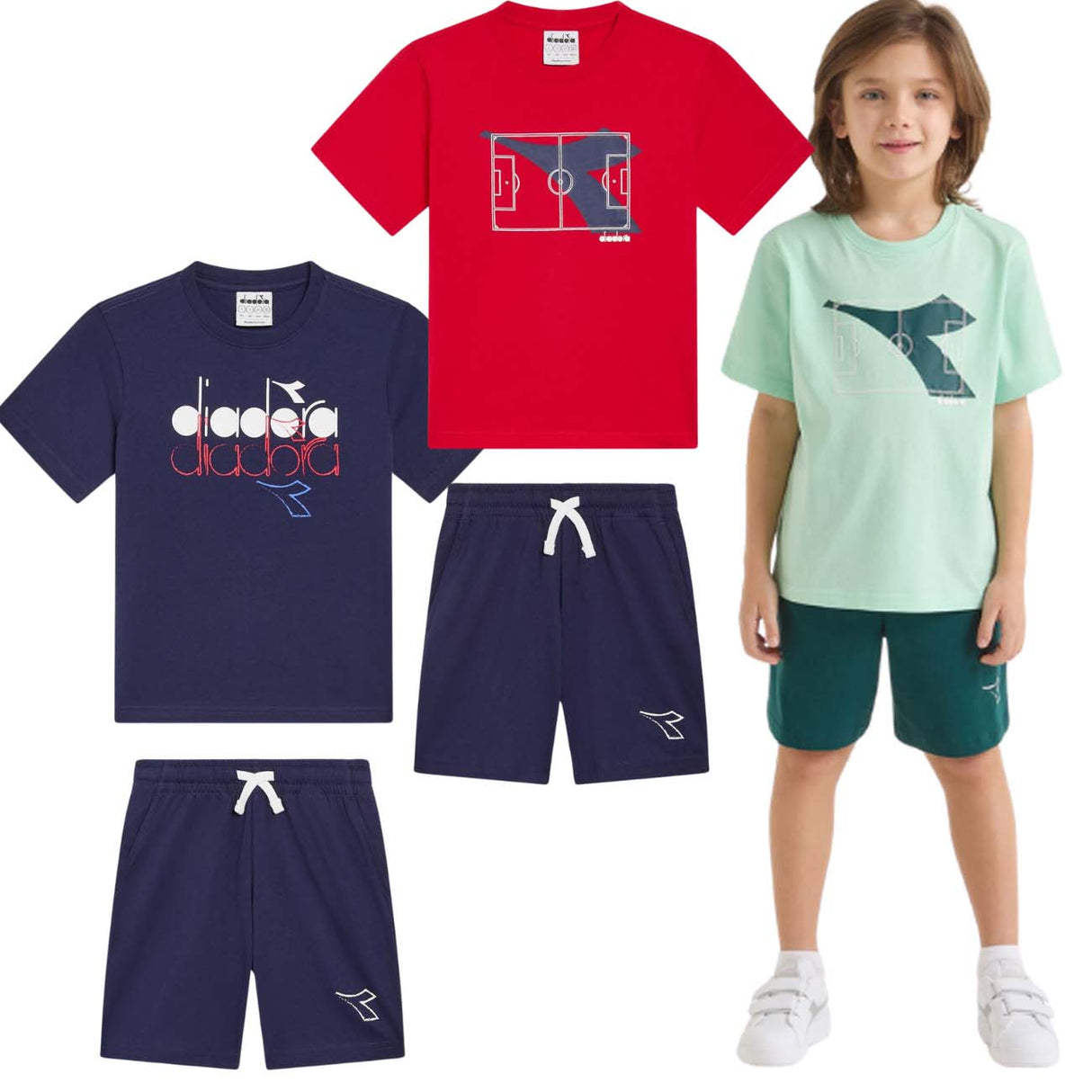 COMPLETO BAMBINI DADORA 181710 ESSENTIAL SPORTS COTONE