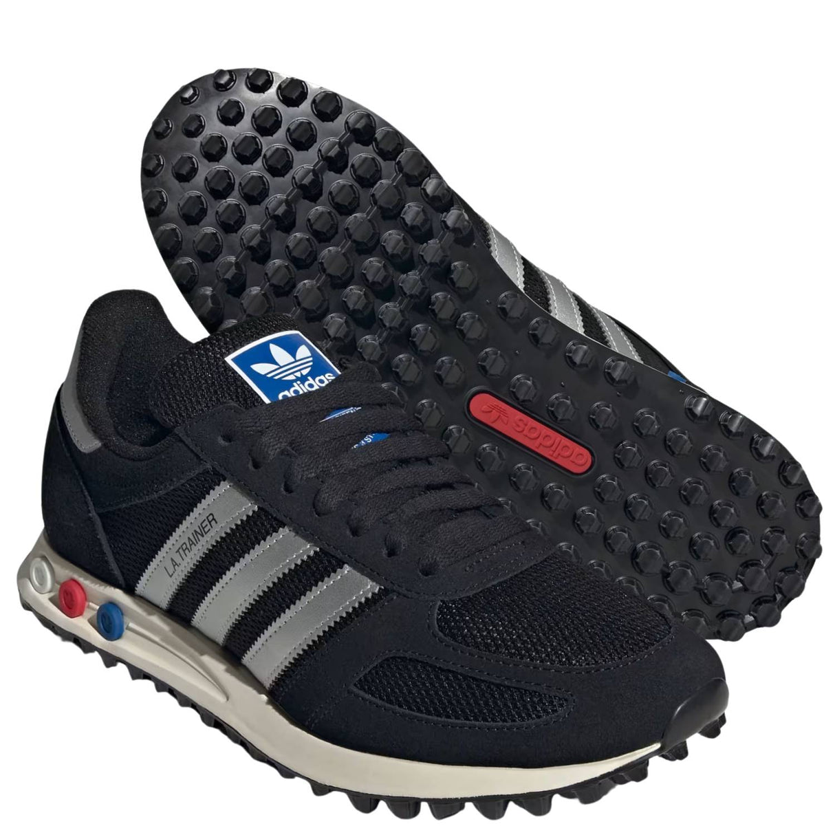SCARPA ADIDAS KJ4381 LA TRAINER OG NERO