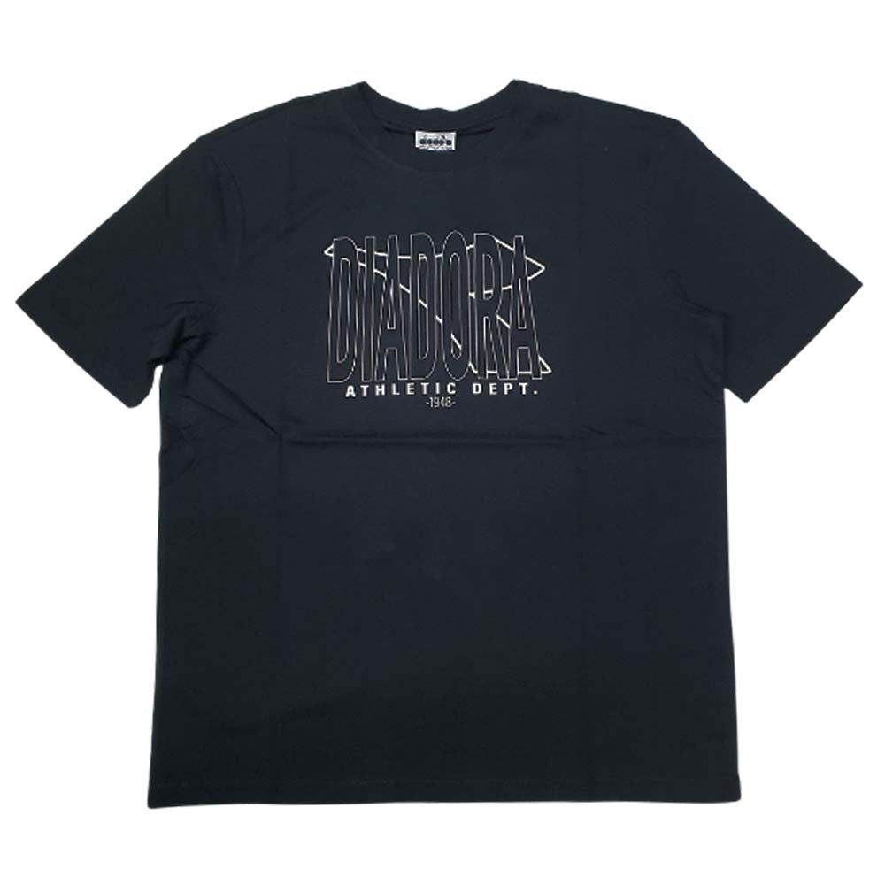 T-SHIRT DIADORA 180402 NERO BIANCO BLU COTONE