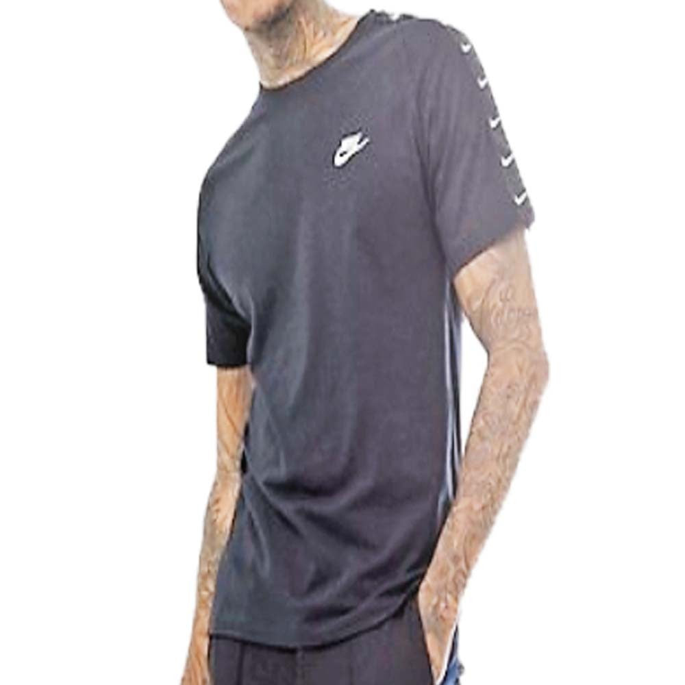 T-SHIRT NIKE POUR HOMMES BQ0024 COTON SPORT POUR HOMMES BLEU NOIR