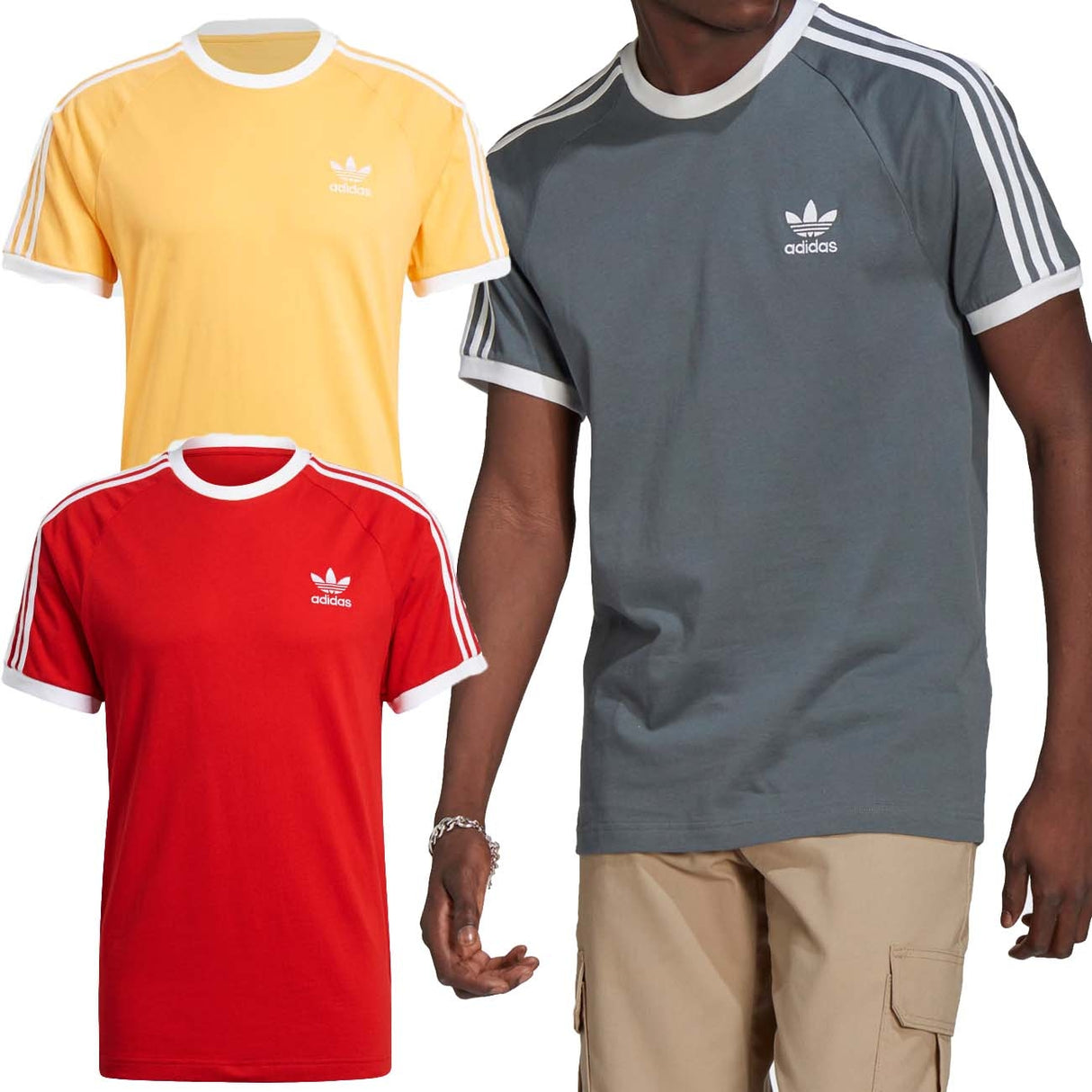 -T-SHIRT ADIDAS GN3500 GN3502 GN3498 ADICOLOR CLASSICS 3-STRIPES