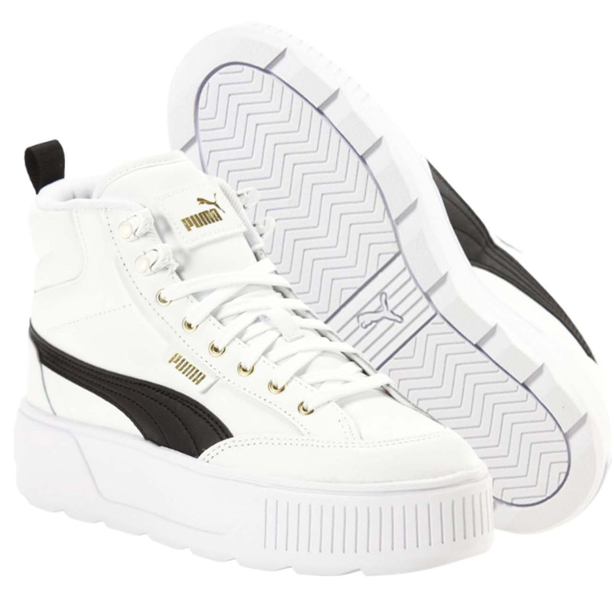 SCARPA PUMA DONNA 385857 03 KARMEN MID BIANCO