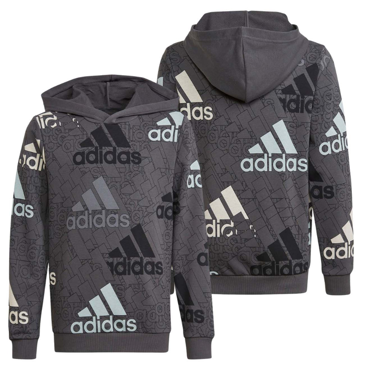 SWEAT-SHIRT ADIDAS HP0823 BRANDLOVE POUR GARÇONS EN COTON BROSSÉ