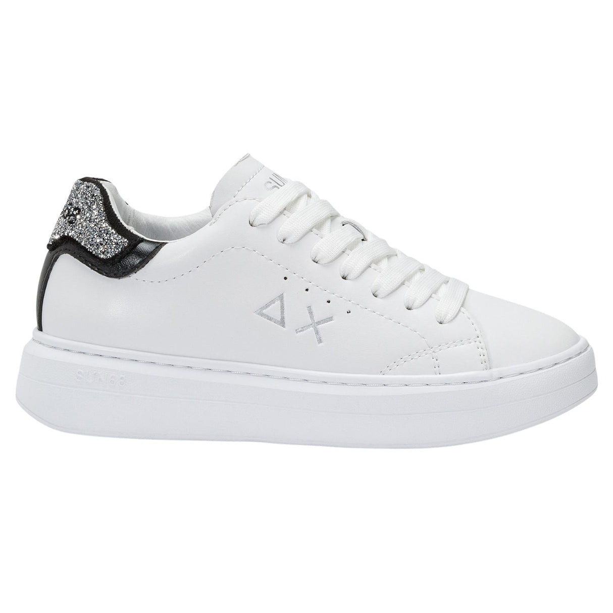 SCARPA DONNA SUN 68 Z45429T 0144 BIANCO ARGENTO GRACE LEATHER