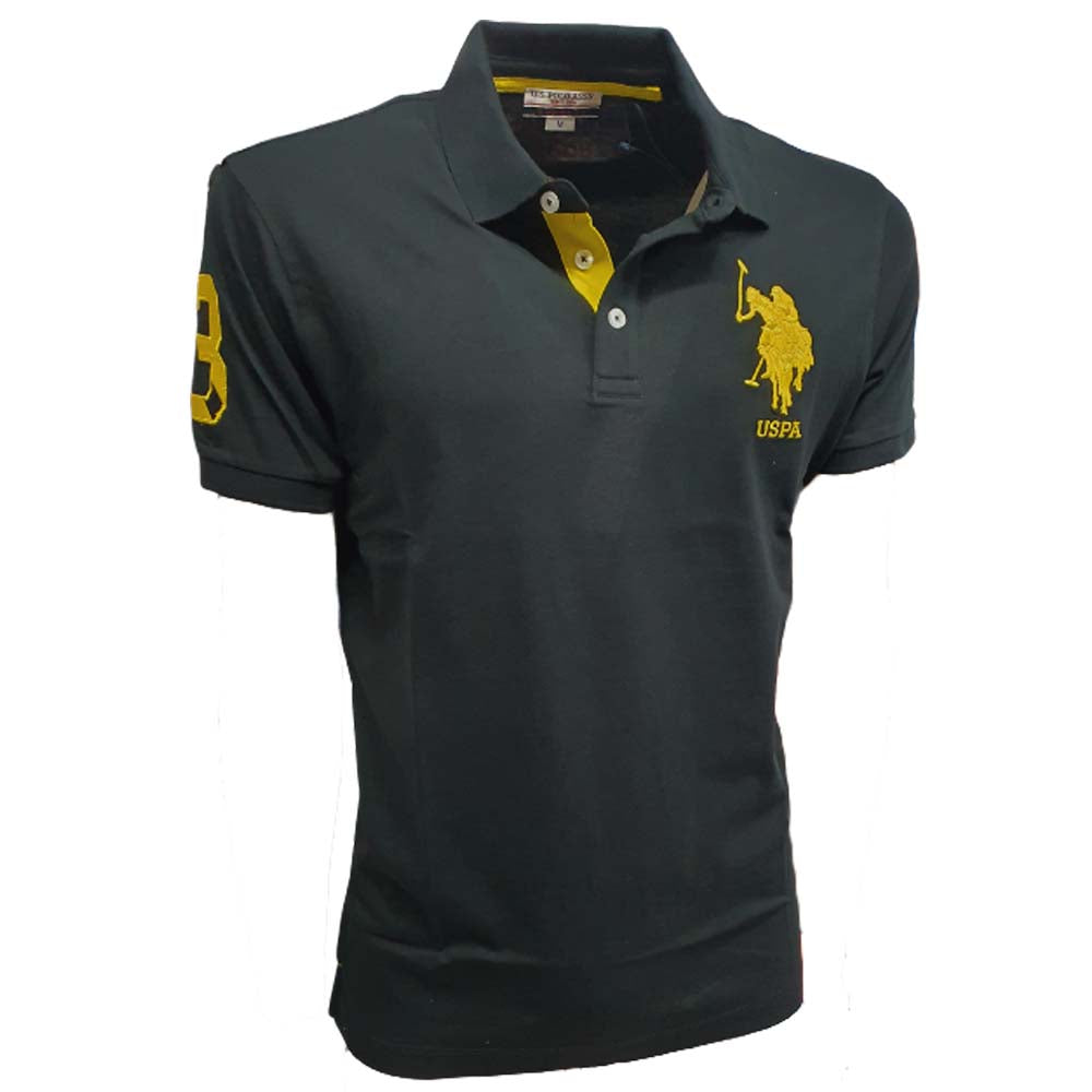 MEN'S POLO SHIRT 50313 CBAD US POLO ASSN 3 BUTTON COTTON