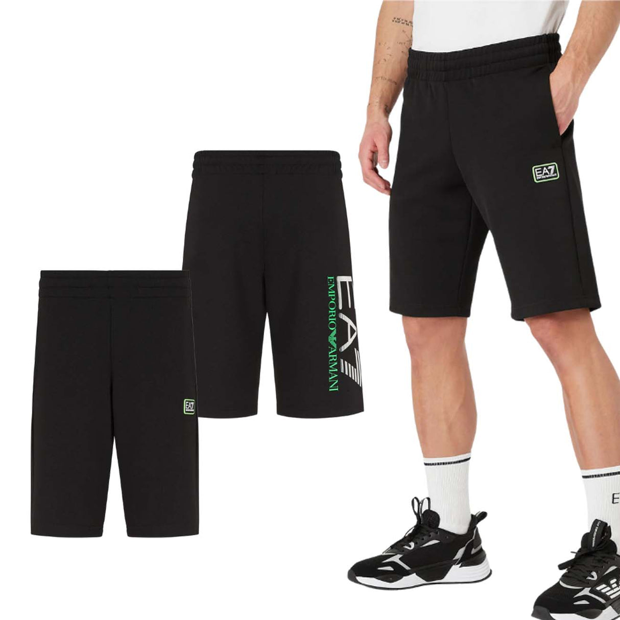 PANTALONCINO ARMANI EA7 3LPS90PJEJZ FONDAMENTAL