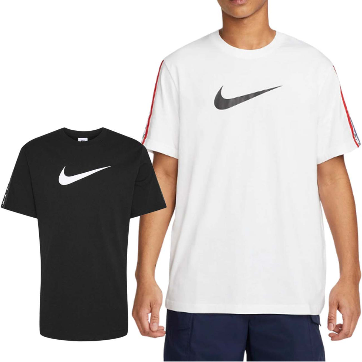 T-SHIRT NIKE DM4685 SPORTWEAR CONE BLANC NOIR