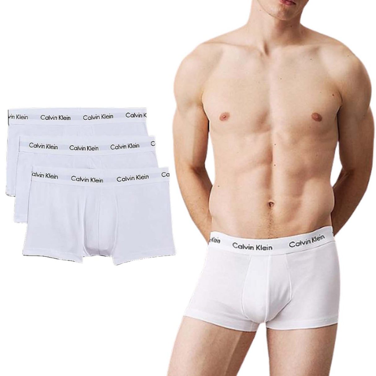 BOXER UOMO CALVIN KLEIN 0000U2664G 100 3 PEZZI MODERN COTTON