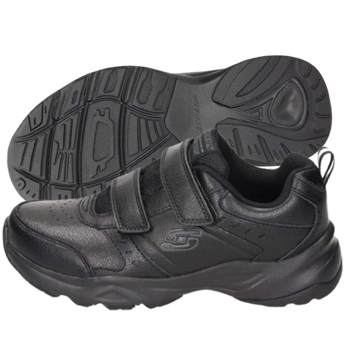 5SKECHERS SHOE 58356 BBK HANGER MEMORY FOAM TEAR