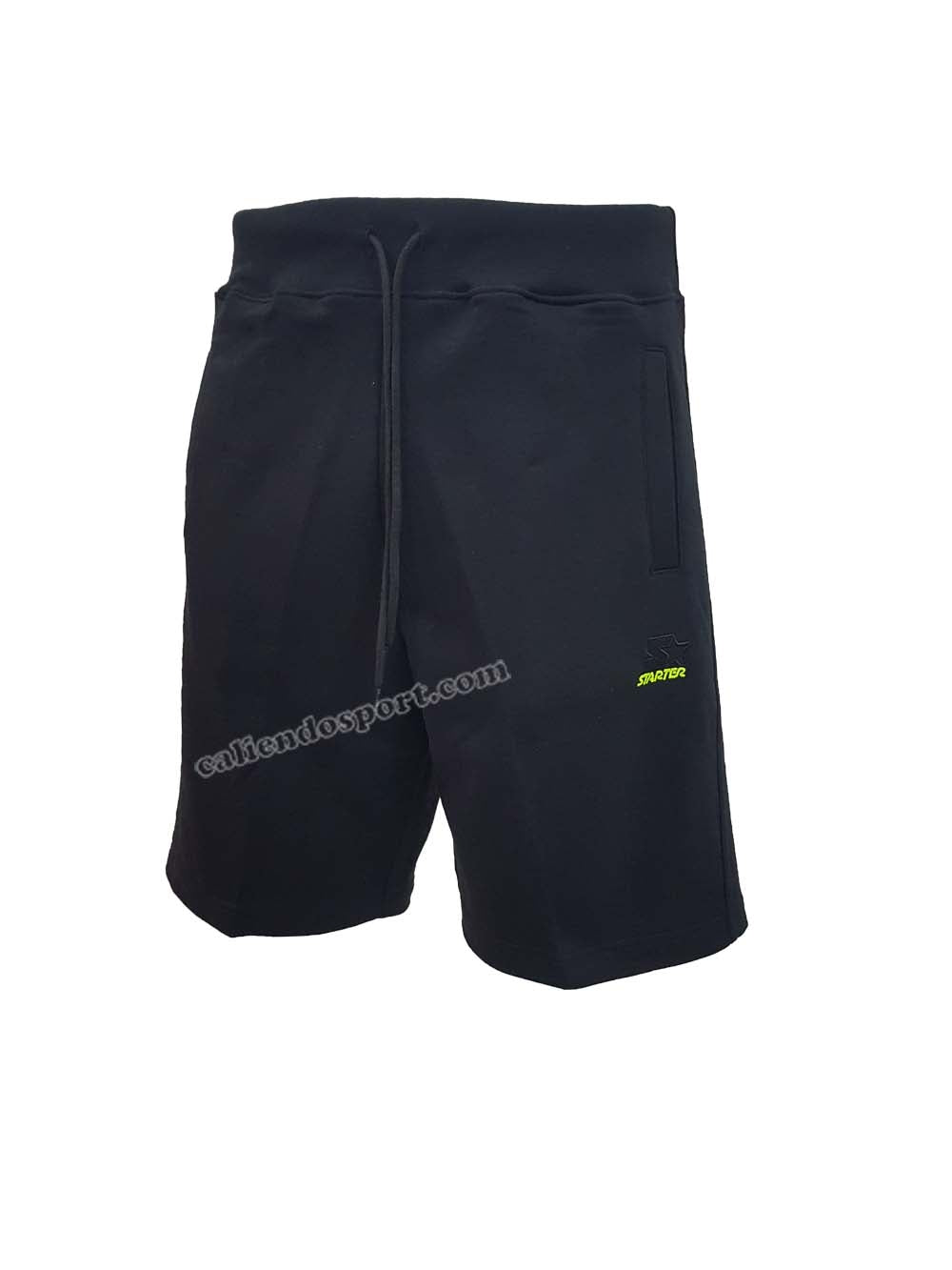 STARTER SHORTS 72912 BLACK BLUE BRUSHED COTTON