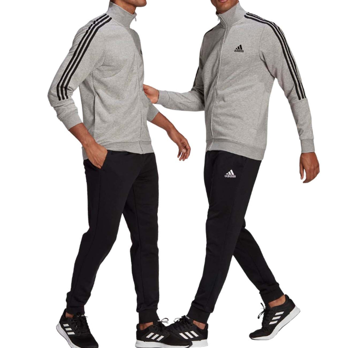 ADIDAS GK9975 THREE STRIPES BRUSHED COTTON TRACKSUIT