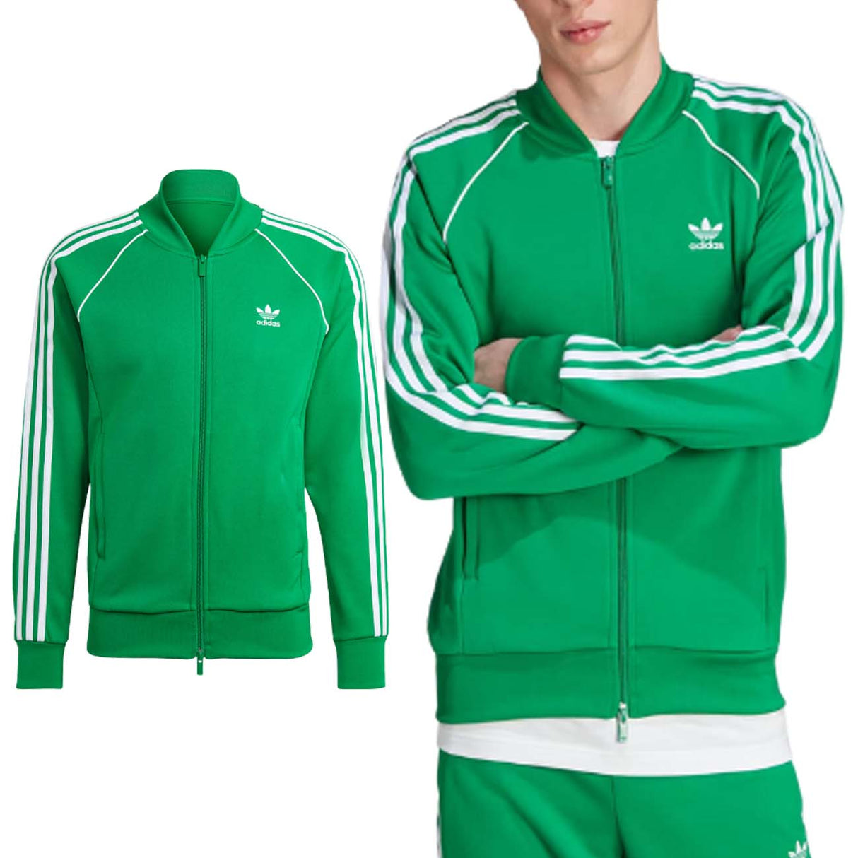 GIACCA ADIDAS IK3514 ADICOLOR VERDE ACETATO