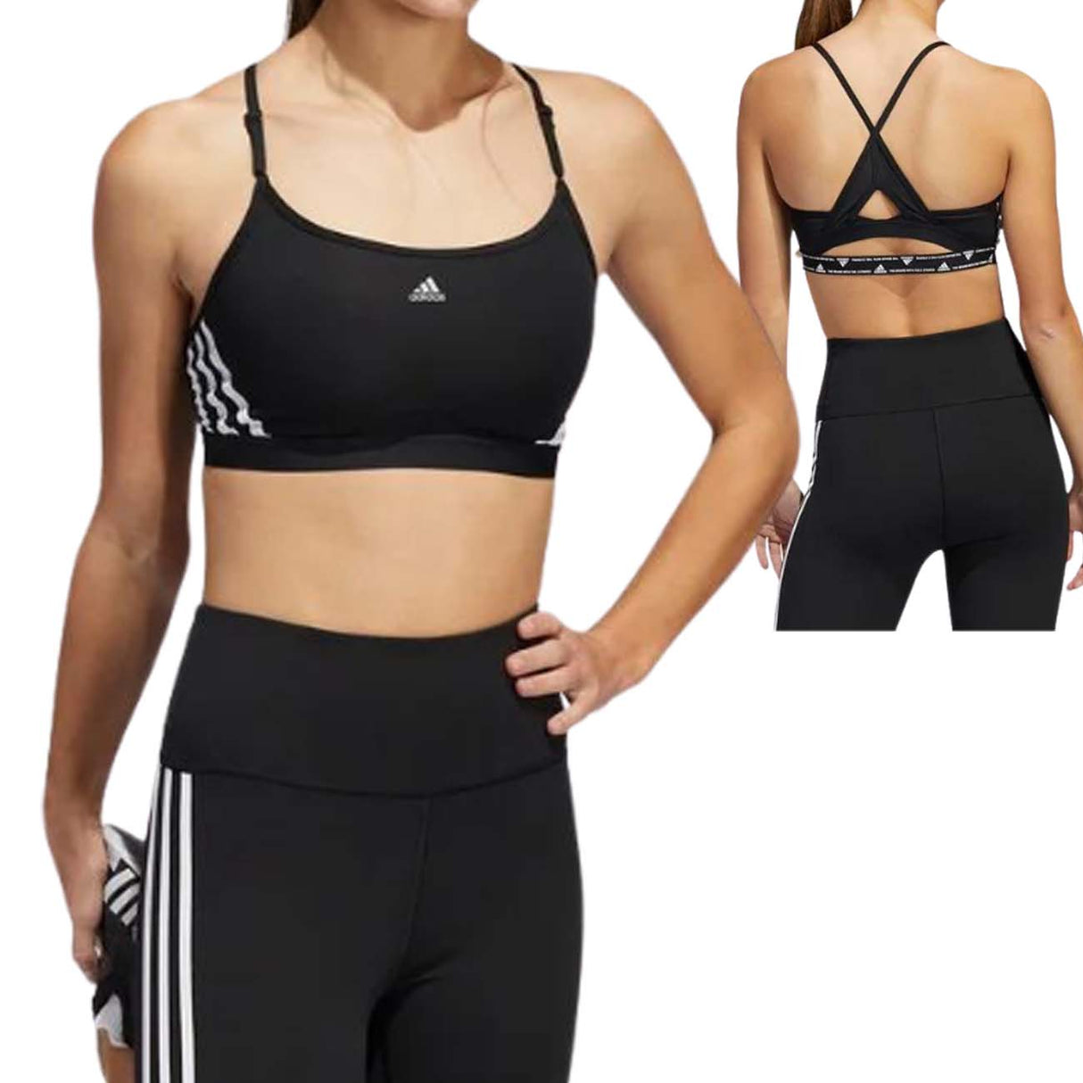 REGGISENO ADIDAS HC7862 AEROREACT TRAINING NERO