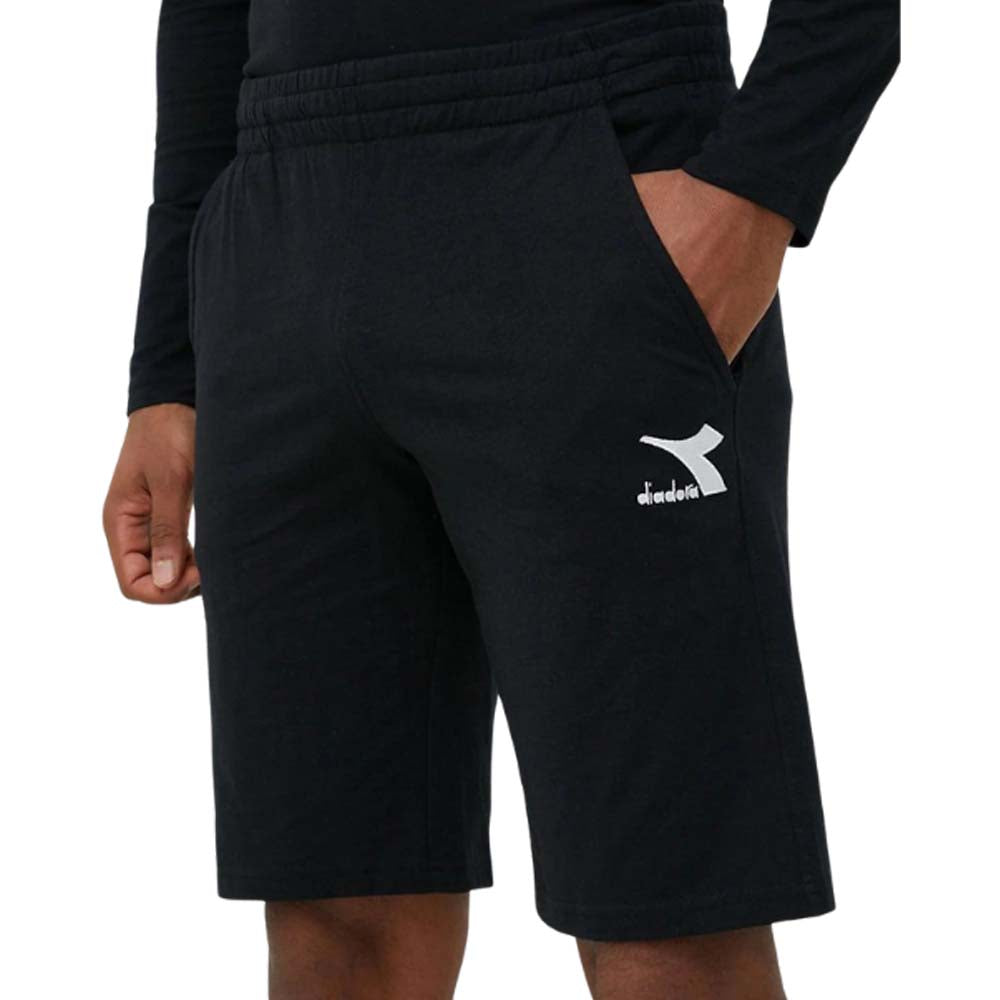 PANTALONCINO DIADORA 179486 CORE COTONE NERO BLU