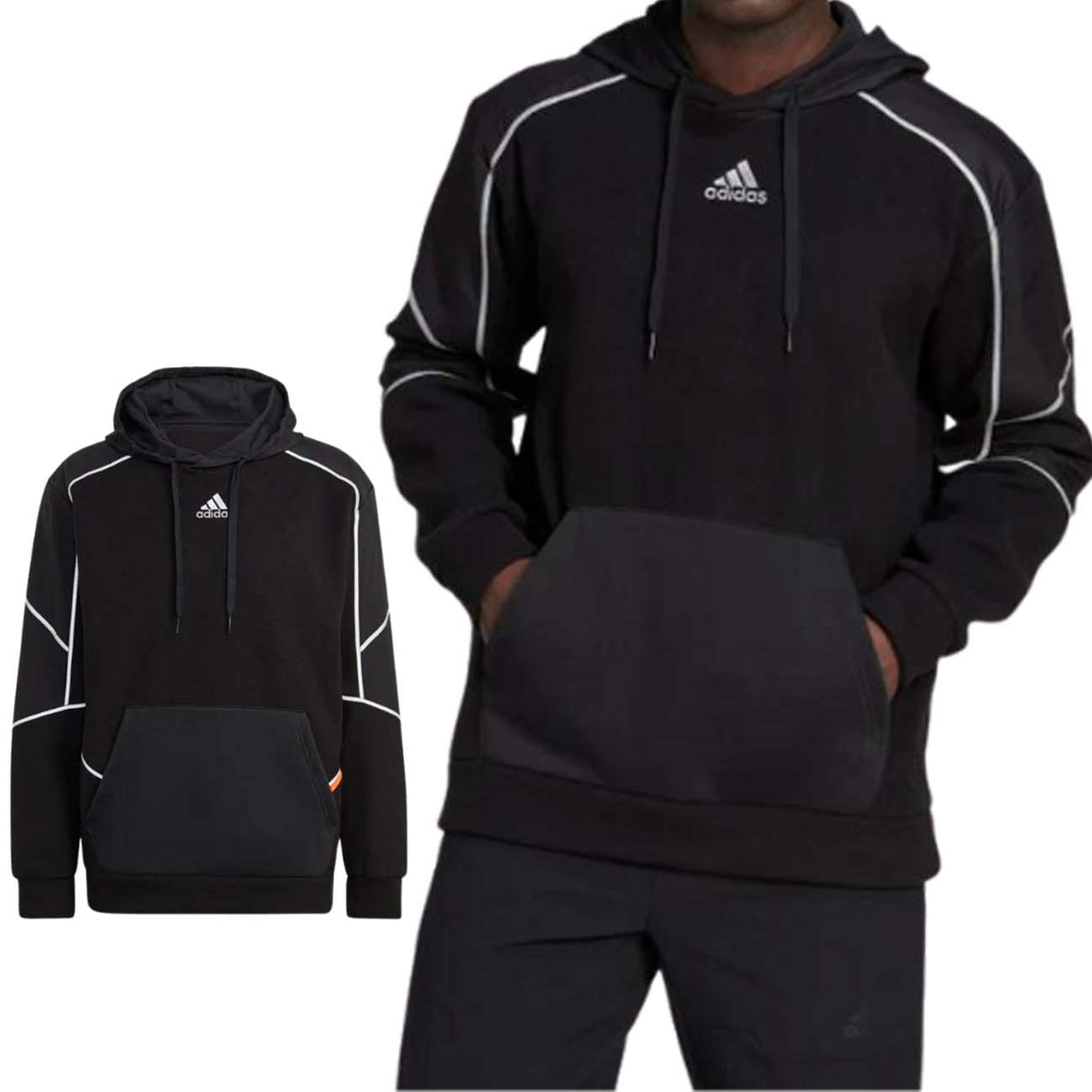 ADIDAS HL6913 ESSENTIALS COTTON FLEECE SWEATSHIRT