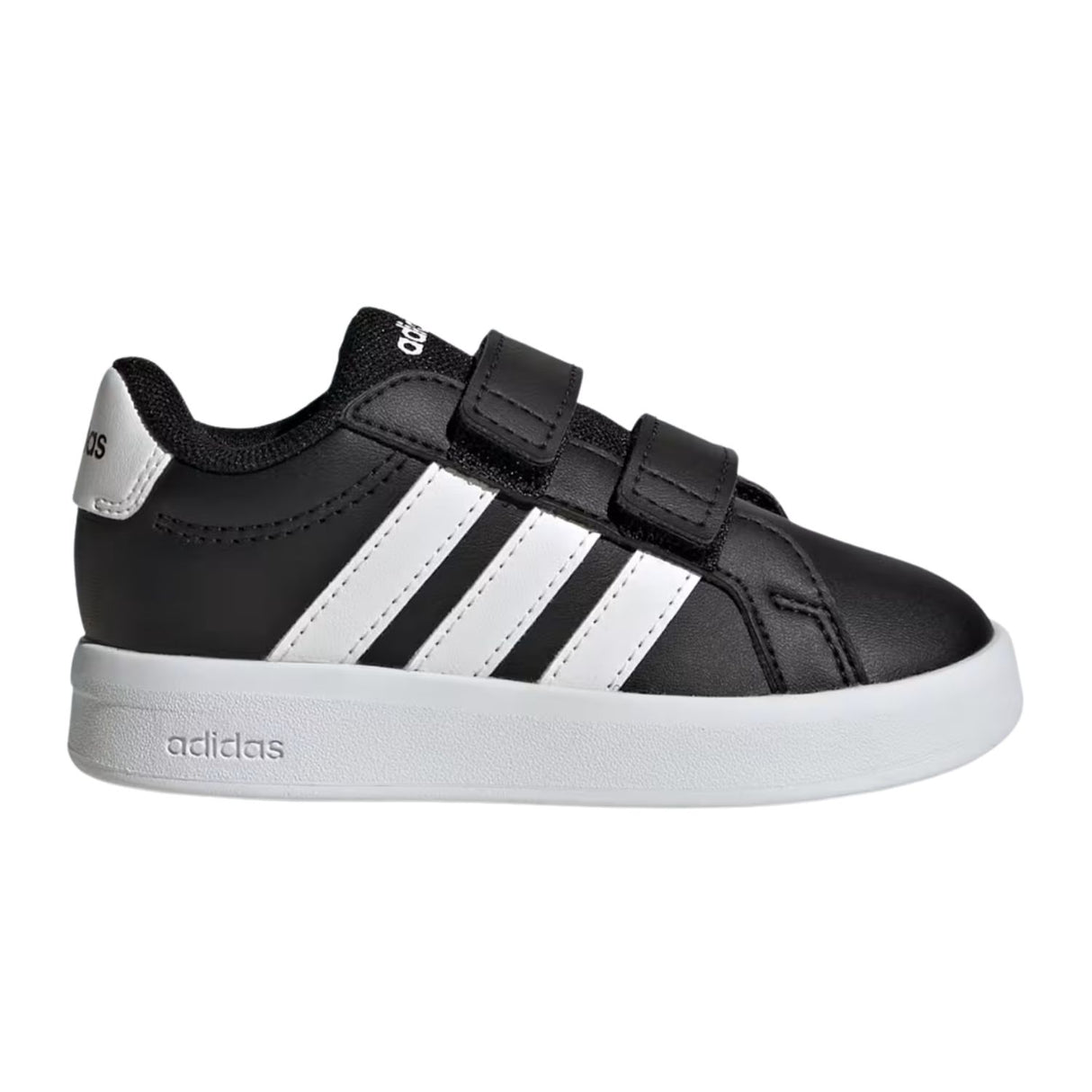 SCARPA BAMBINI ADIDAS HP3535 GRAND COURT 3.0 NERO STRAPPO