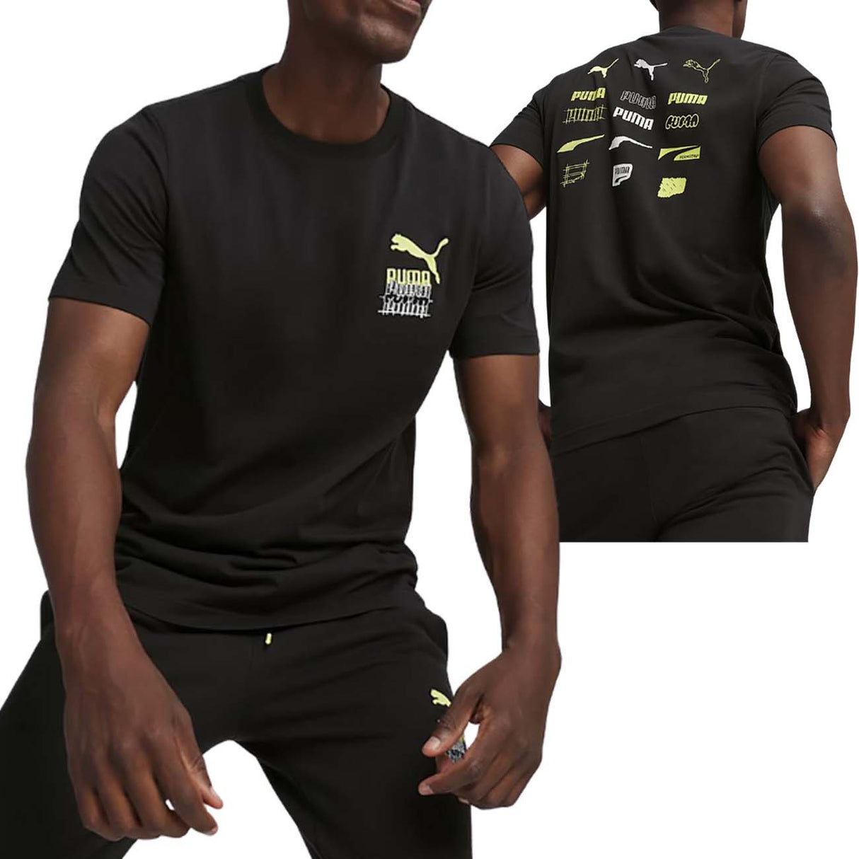 T-SHIRT PUMA 625028 01 BRAND LOVE COTONE NERO