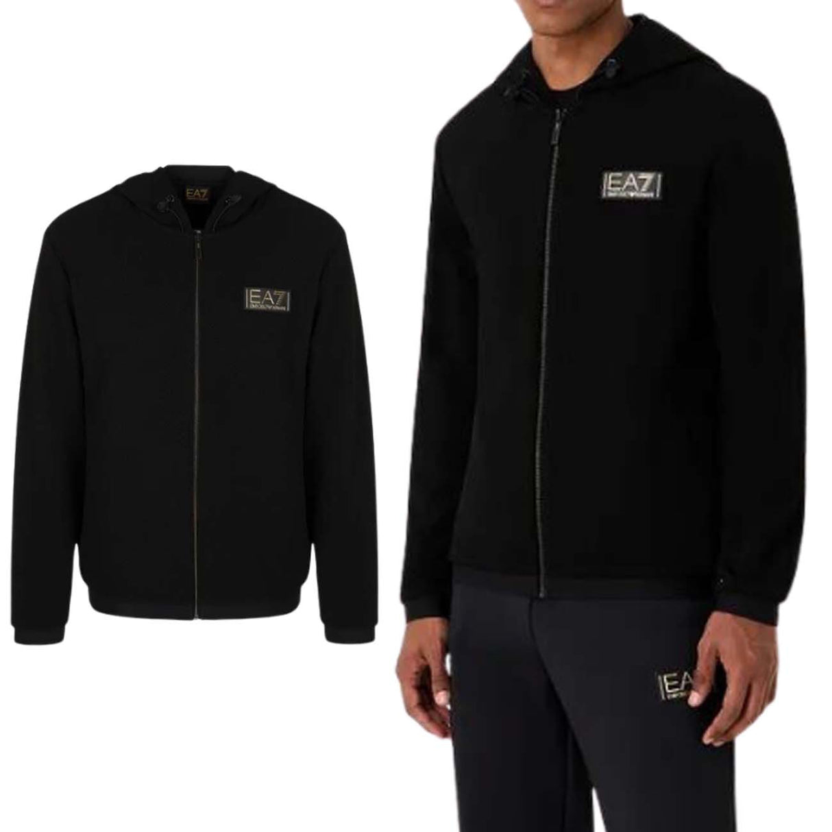 FELPA ARMANI EA7 I23 6RPM69 PJG1Z STRETCH NERO