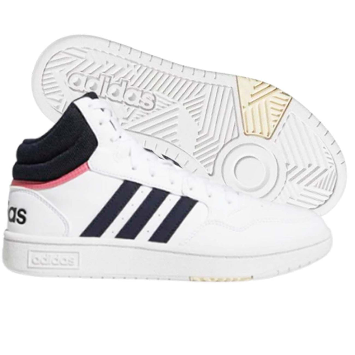 CHAUSSURE UNISEXE ADIDAS GW5455 HOOPS 3.0 MID CLASSIC