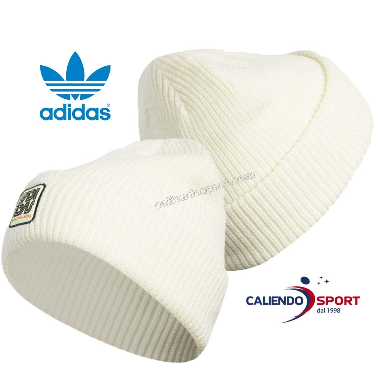 BERRETTO ADIDAS EC6500 JOE LOGO ORIGINALS BIANCO