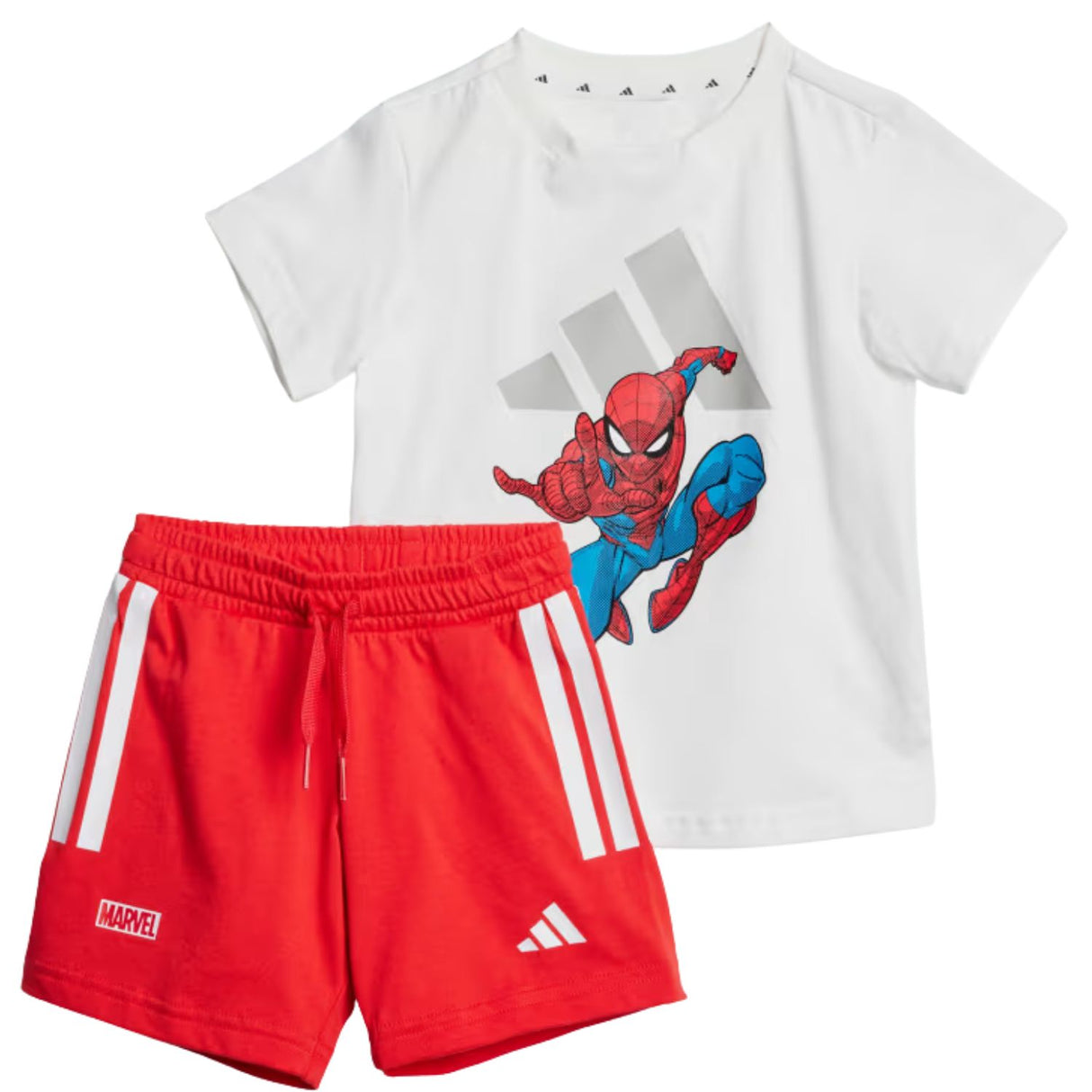 COMPLETO BAMBINI ADIDAS JF3629 SPIDER MAN MARVEL COTONE