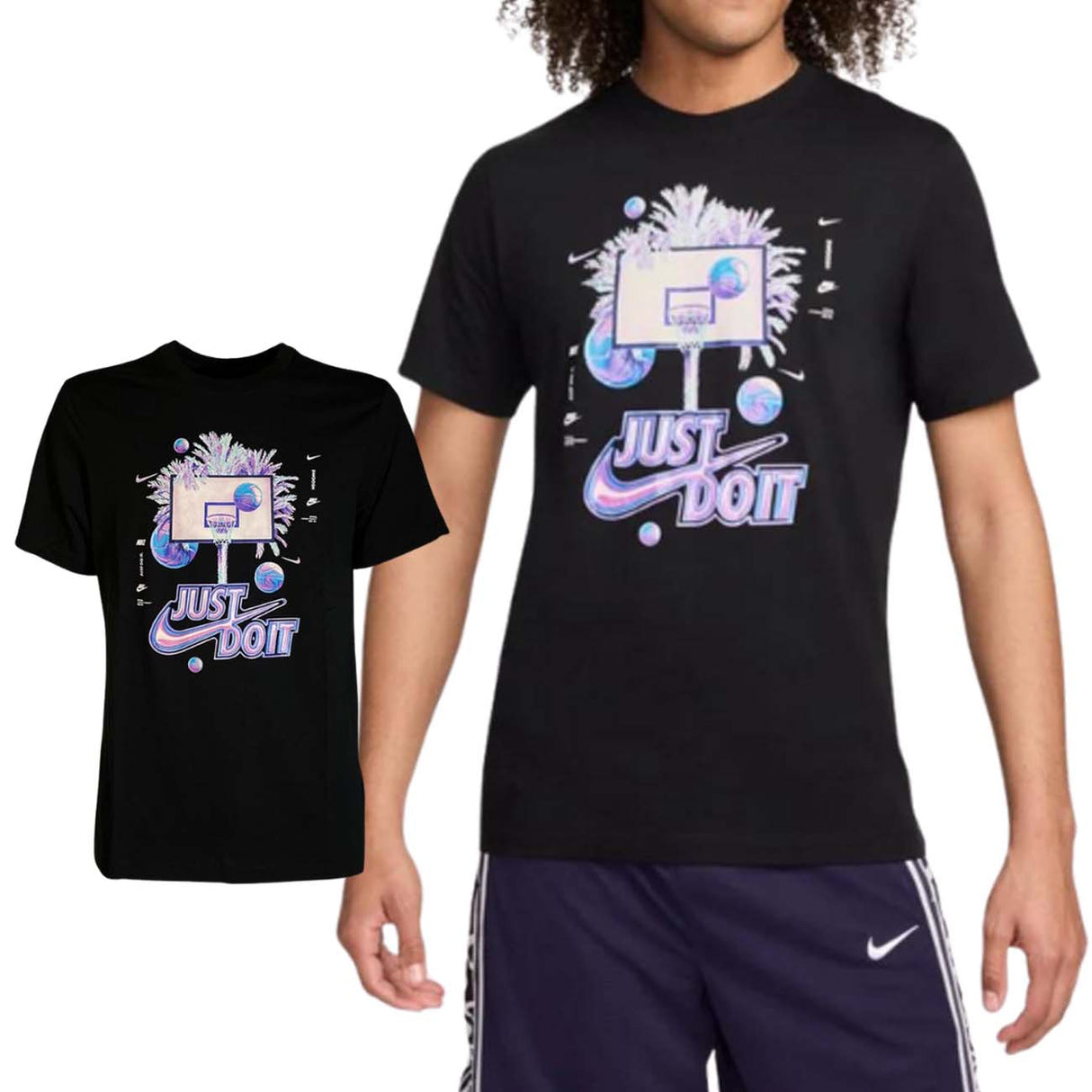 T-SHIRT NIKE FV8410 010 SPORTWEAR COTONE NERO
