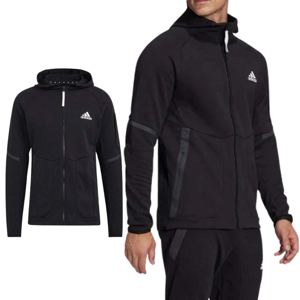 ADIDAS HE5030 GAMEDAY BLACK SWEATSHIRT
