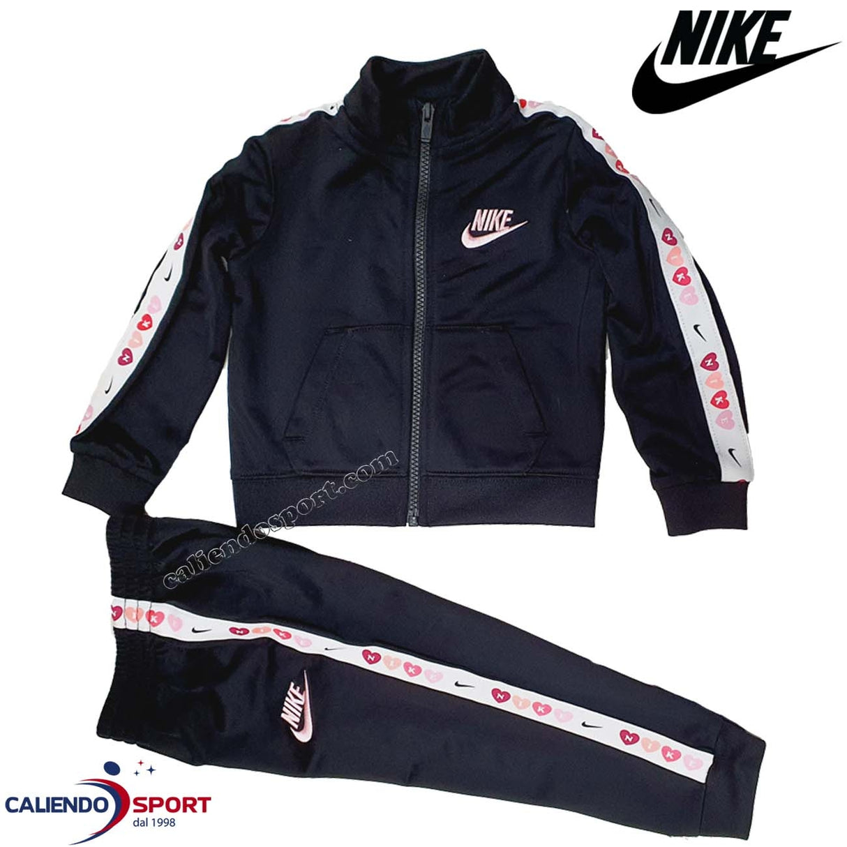 TUTA NIKE BAMBINI 16H656 36H658 NERO ACETATO