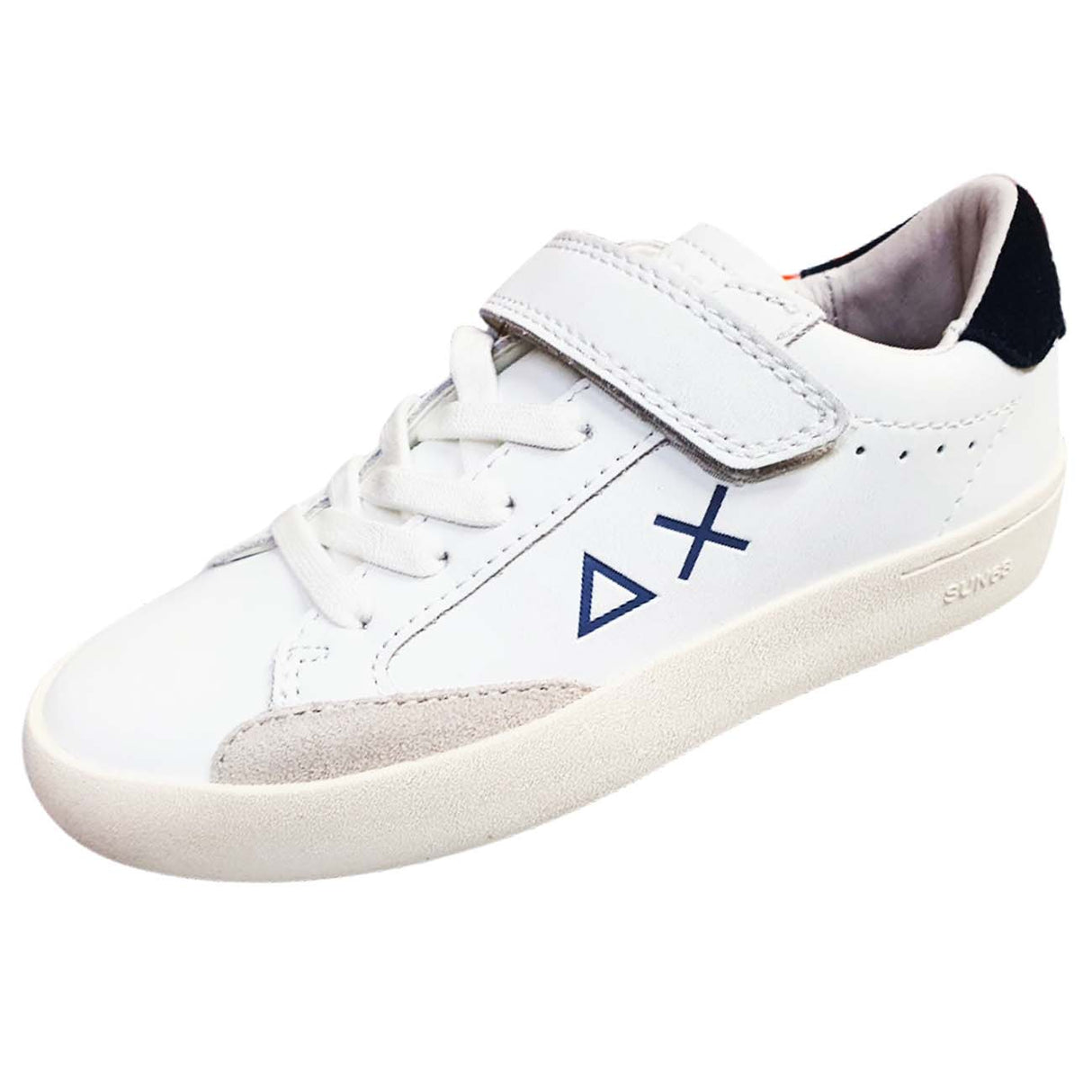 SCARPA RAGAZZI SUN 68 Z44325K 0107 LACCI A MOLLA E STRAPPO