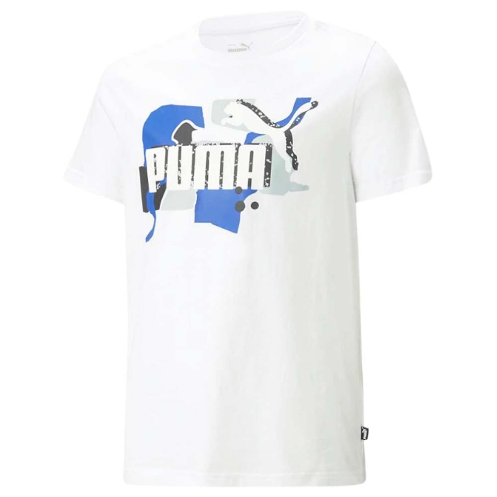 T-SHIRT RAGAZZI PUMA 673274 LOGO ESSENTIALS COTONE