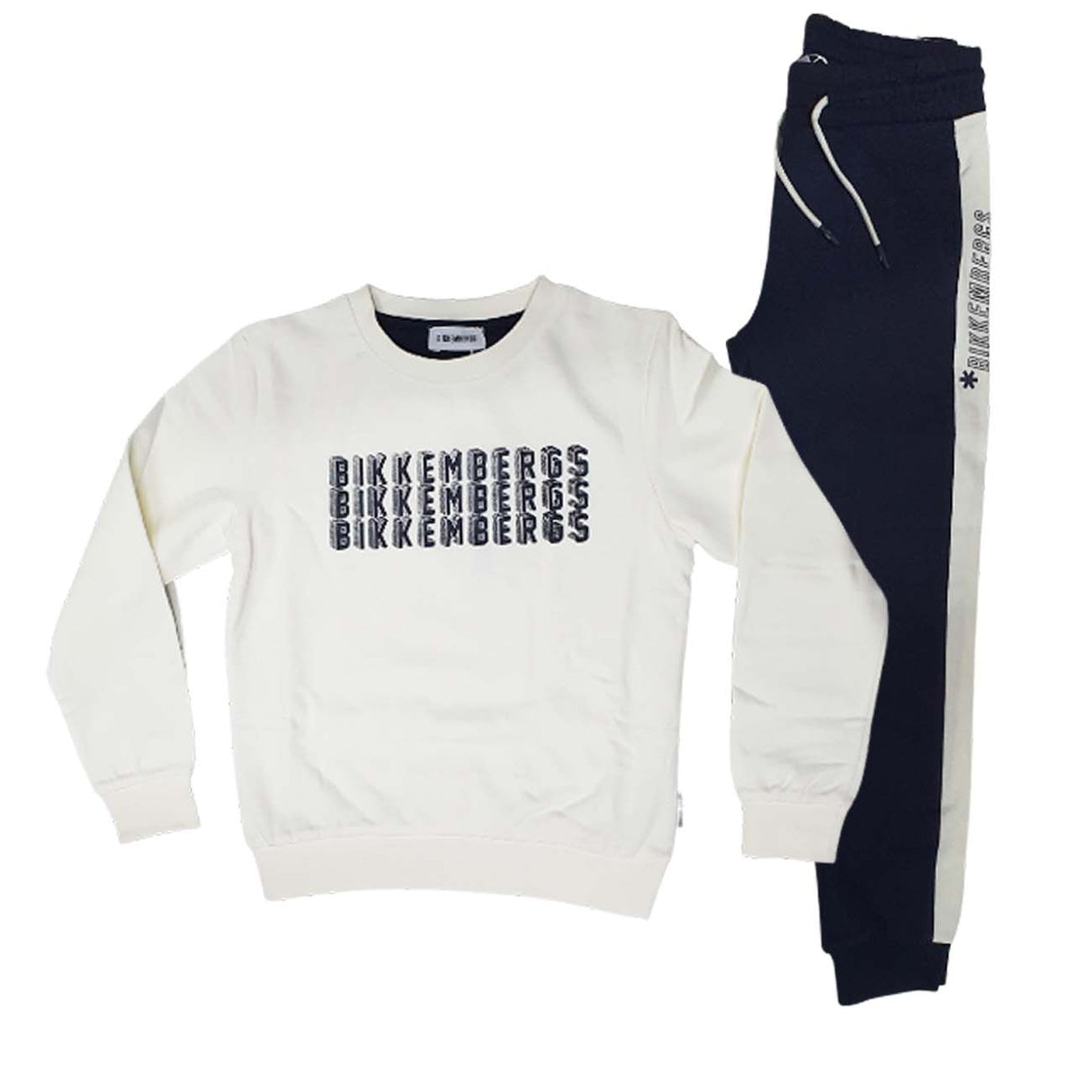 TUTA RAGAZZI BIKKEMBERGS BK1850 GIRO COLLO COTONE FELPATO