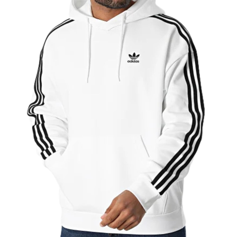 FELPA ADIDAS JY1414 BAGGY BIANCA COTONE FELPATO