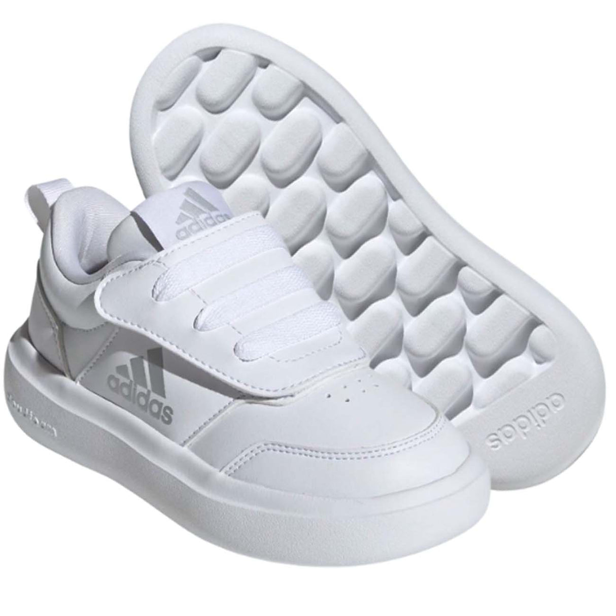 SCARPA RAGAZZI ADIDAS ID7918 PARK ST STRAPPO BIANCO