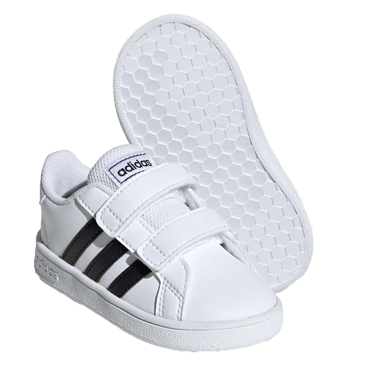 SCARPA BAMBINI ADIDAS EF0118 GRAND COURT STRAPPI