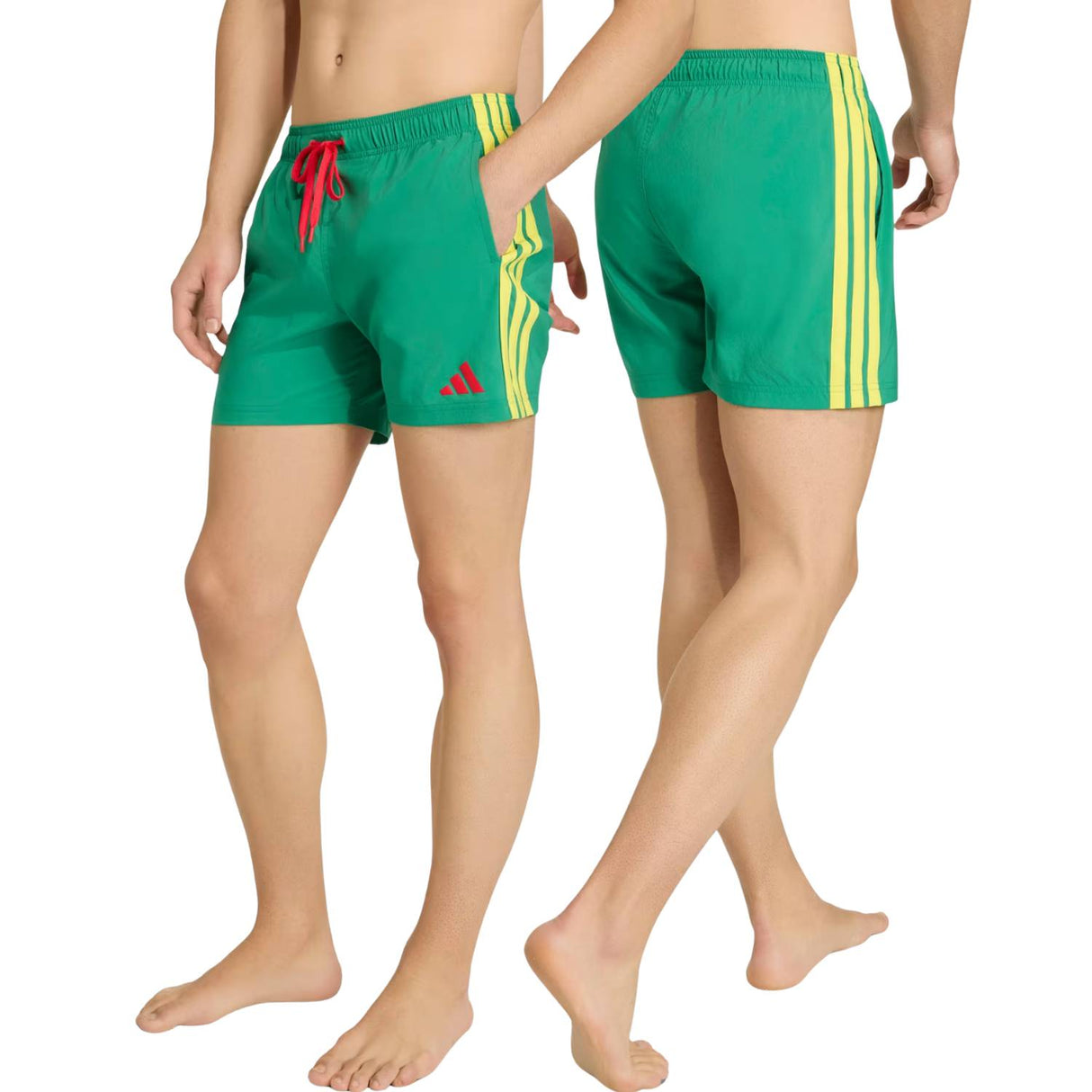 COSTUME ADIDAS JY9789 NUOTO 3 STRISCE 5 INCH