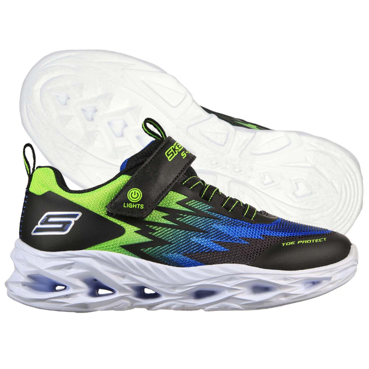 SCARPA BAMBINI SKECHERS 400600L BBLM S LIGHTS