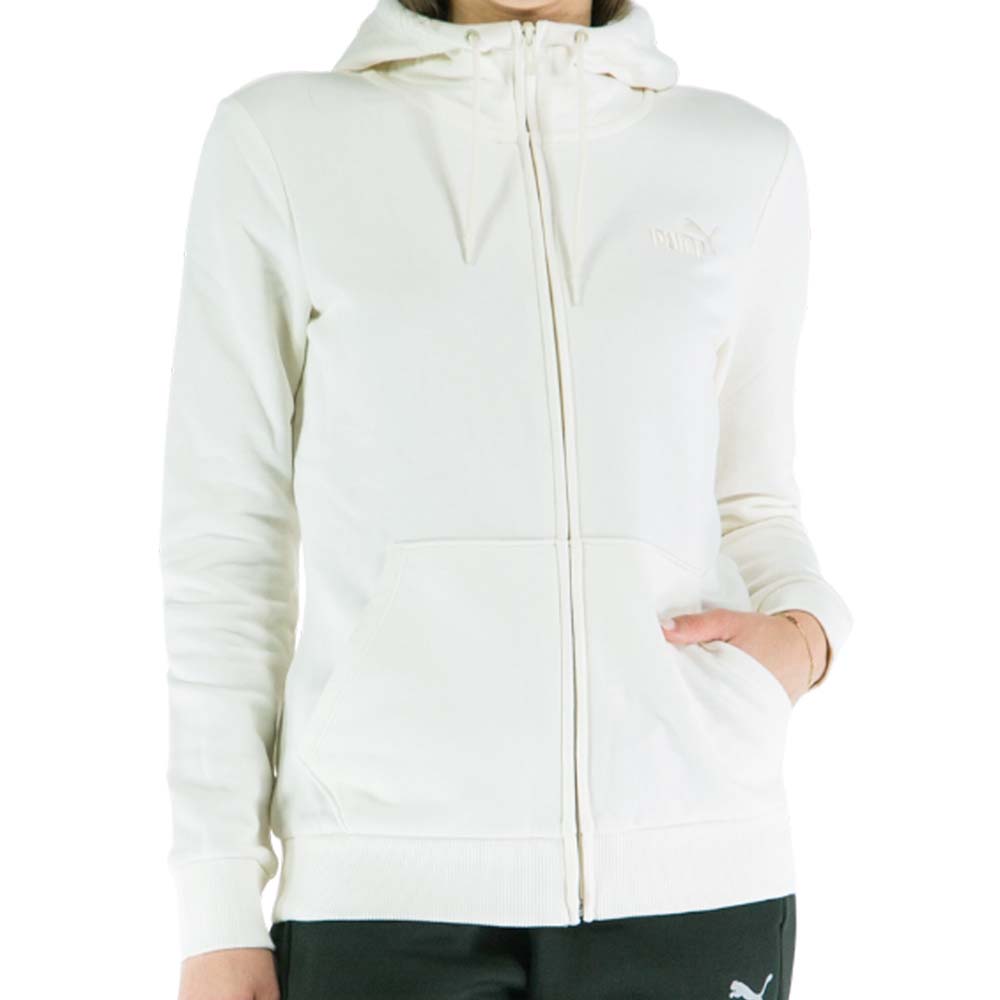 FELPA DONNA PUMA 676113 EMBROIDERY COTONE GARZATO