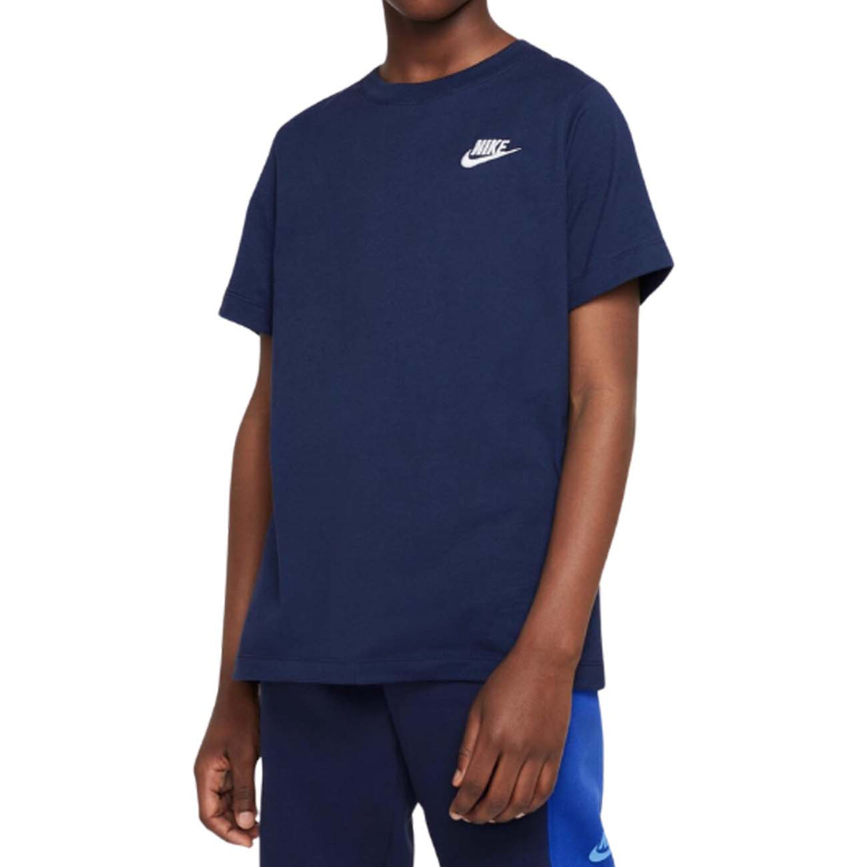 T-SHIRT NIKE BAMBINO AR5254 411 COTONE SPORTSWEAR BLU