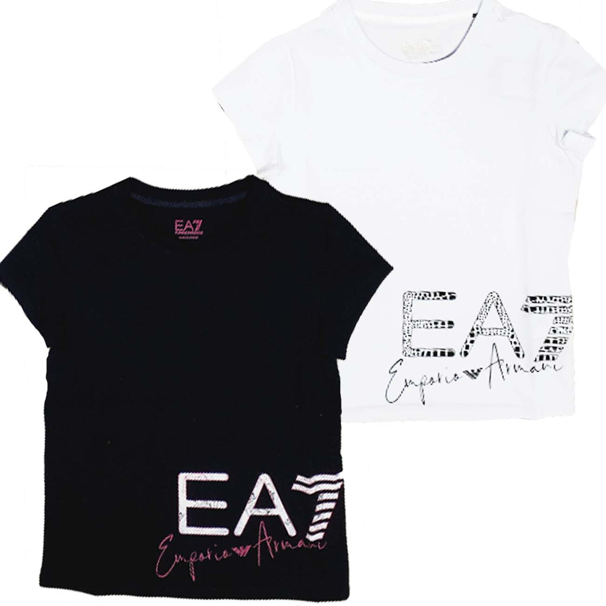T-SHIRT RAGAZZE ARMAI EA7 3RFT15 FJ2HZ COTONE