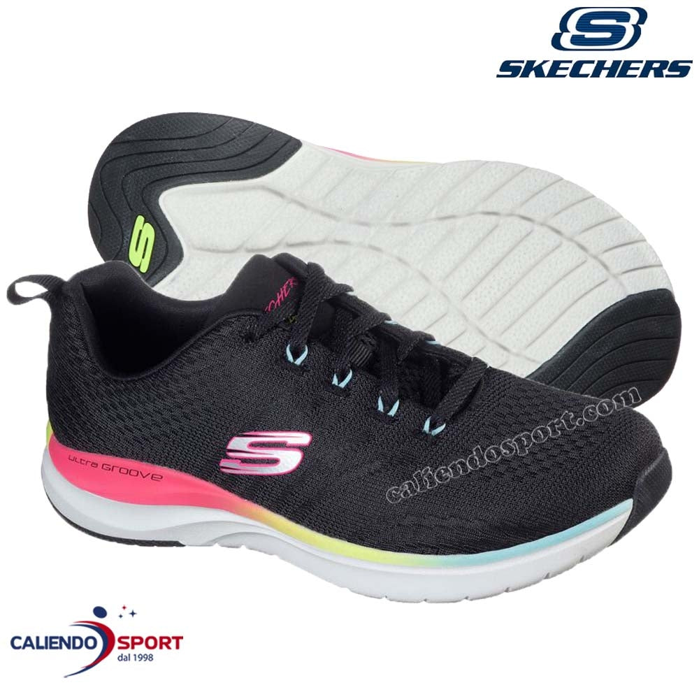 SCARPA SKECHERS DONNA 149022 ULTRA GROOVE PURE VISION