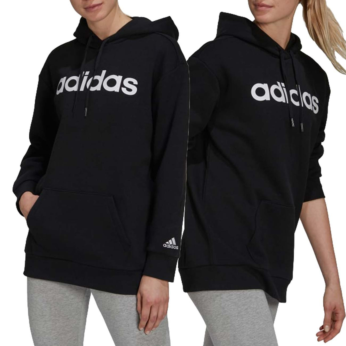 FELPA ADIDAS GS1342 CAPPUCCIO OVERSIZE ESSENTIALS