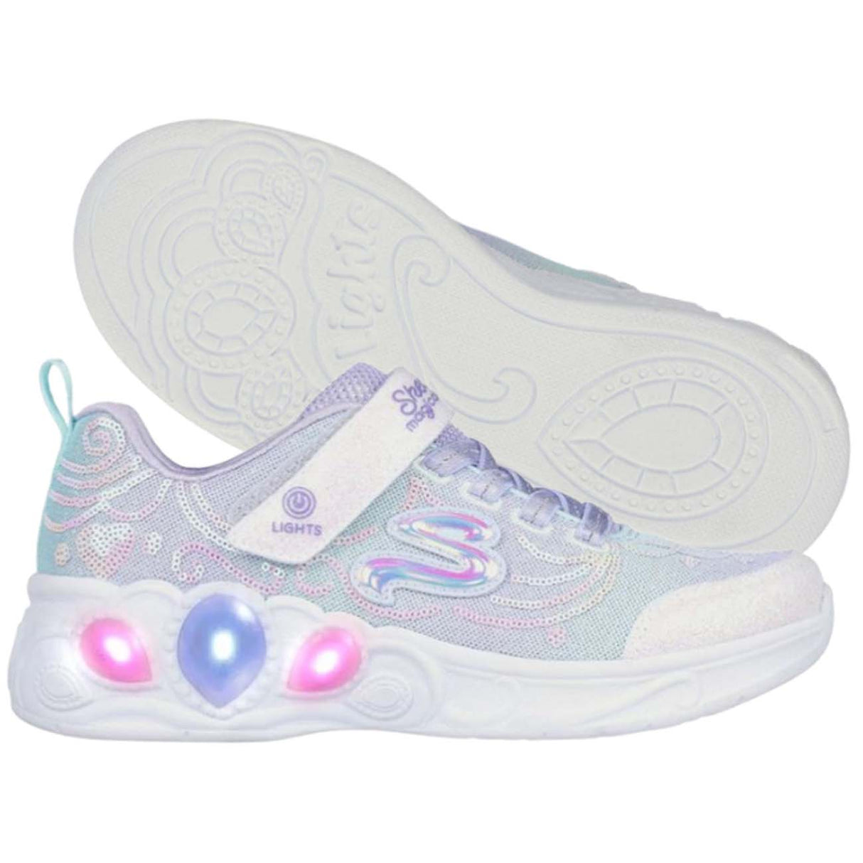 SCARPA BAMBINE SKECHERS 302686L LVMT PRINCESS WISHES