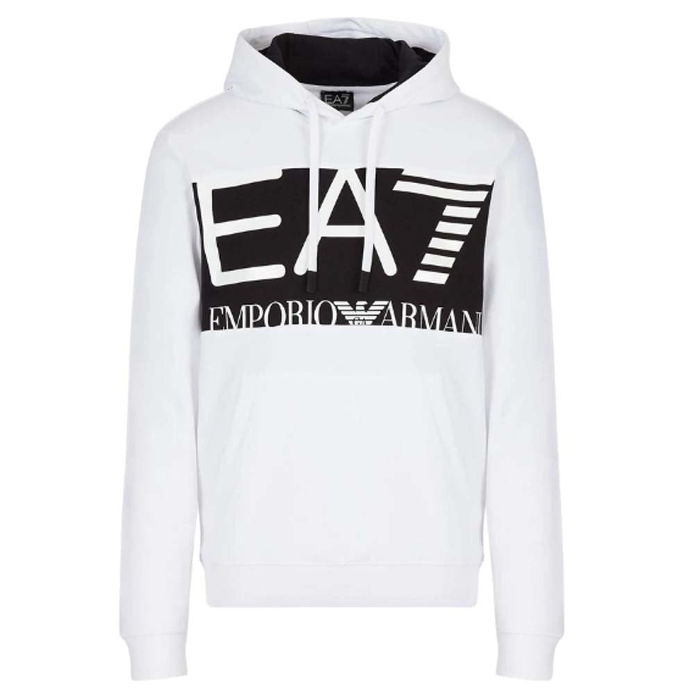 SWEAT-SHIRT EN COTON BROSSÉ ARMANI EA7 6LPM52 PJFGZ