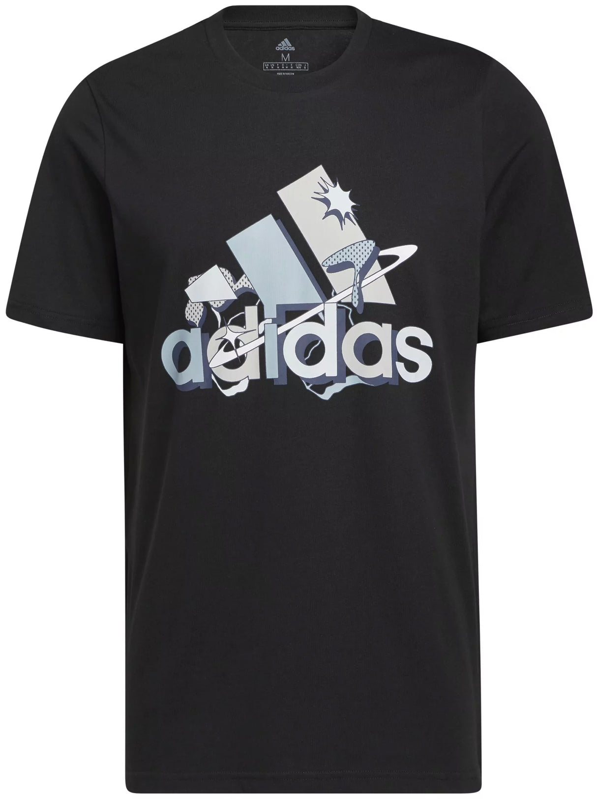 T-SHIRT GRAPHIQUE ADIDAS HE4812 HE4809 NOIR BLANC